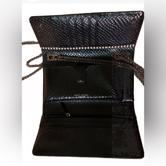 Henri Bendel Uptown Out And About Crossbody Purse Organizer Wallet bag luxe - Picture 5 of 9